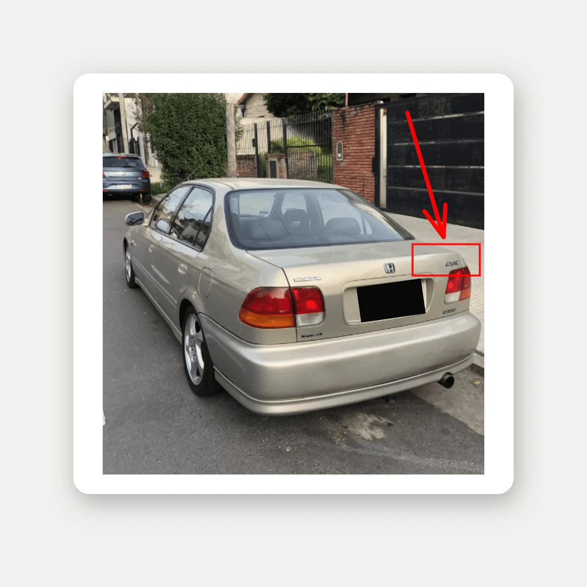 Emblema de Baúl Palabra Honda Civic 96-00 Trasero Cromado. [IRP-CATALOG:INSI058-GALLERY-4-C.webp:b6c572a1b093f8fd]