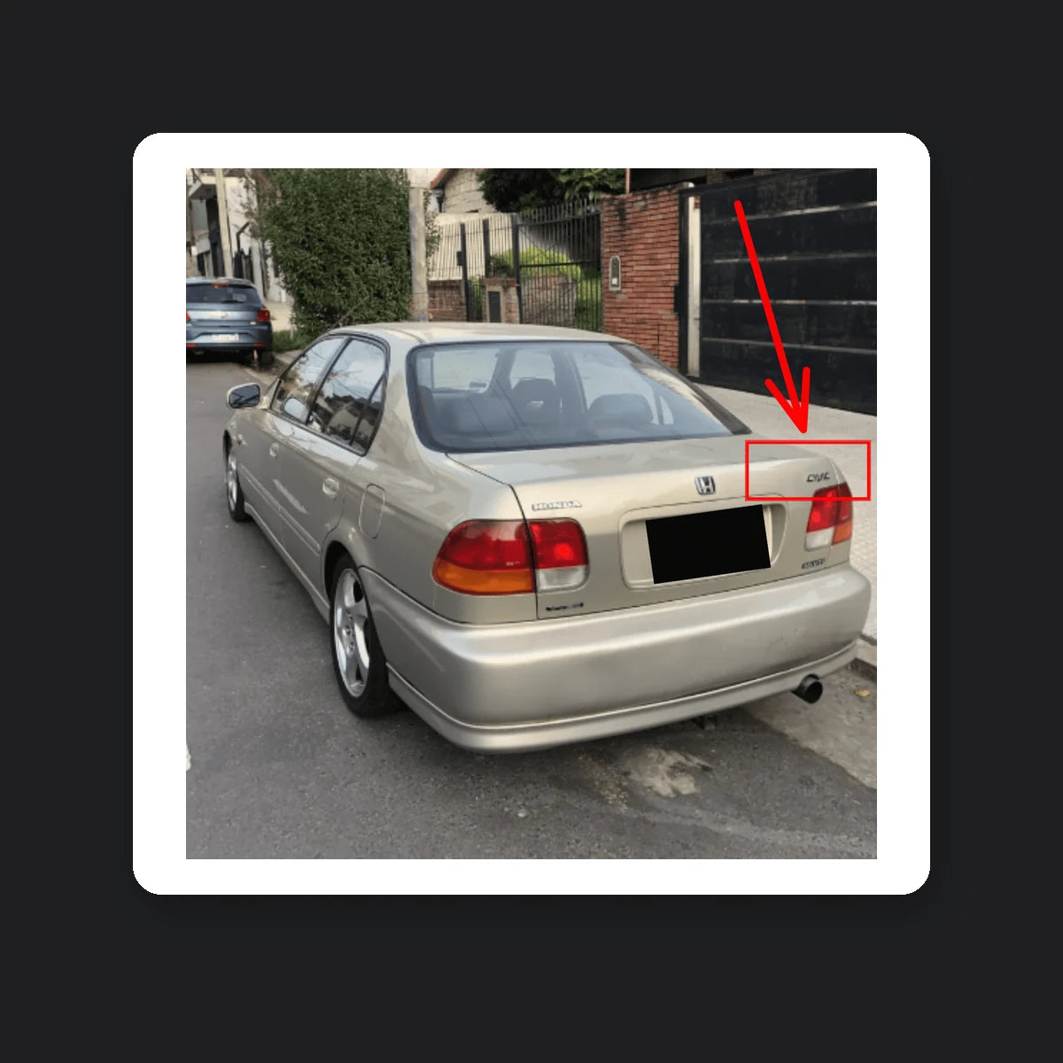 Emblema de Baúl Palabra Honda Civic 96-00 Trasero Cromado. [IRP-CATALOG:INSI058-GALLERY-4-O.webp:a57363e1cbdc1a59]