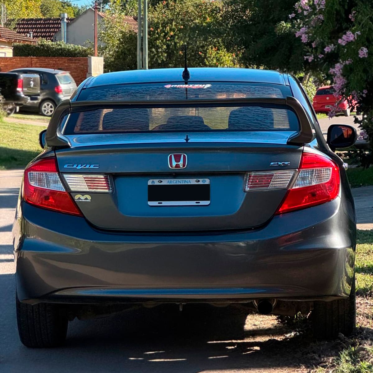 Alerón MUGEN para Honda Civic Si 06-15 de 3 Piezas