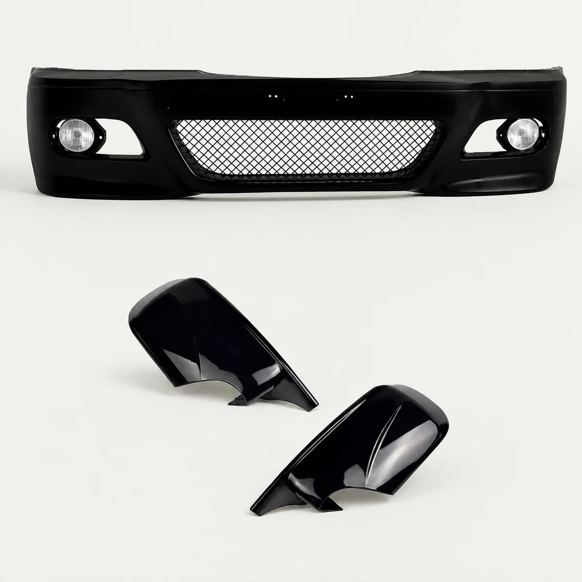 Kit Paragolpe + Carcasas Espejo Para Bmw E46 M3 Negro. [IRP-CATALOG:KIT-BUMP004-ESPE004-GALLERY-1-C-694dc89627131044.webp:694dc89627131044]