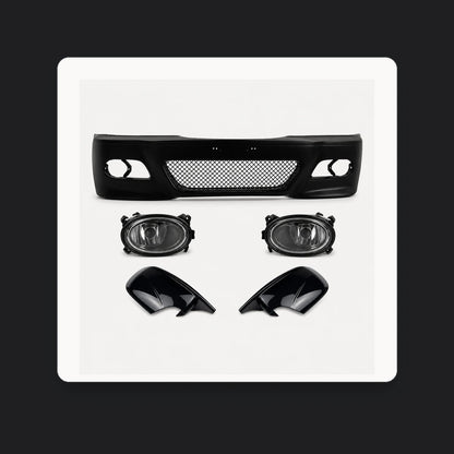 Kit Paragolpe + Carcasas Espejo Para Bmw E46 M3 Negro. [IRP-CATALOG:KIT-BUMP004-ESPE004-GALLERY-1-O.webp:baea2d611cc98407]