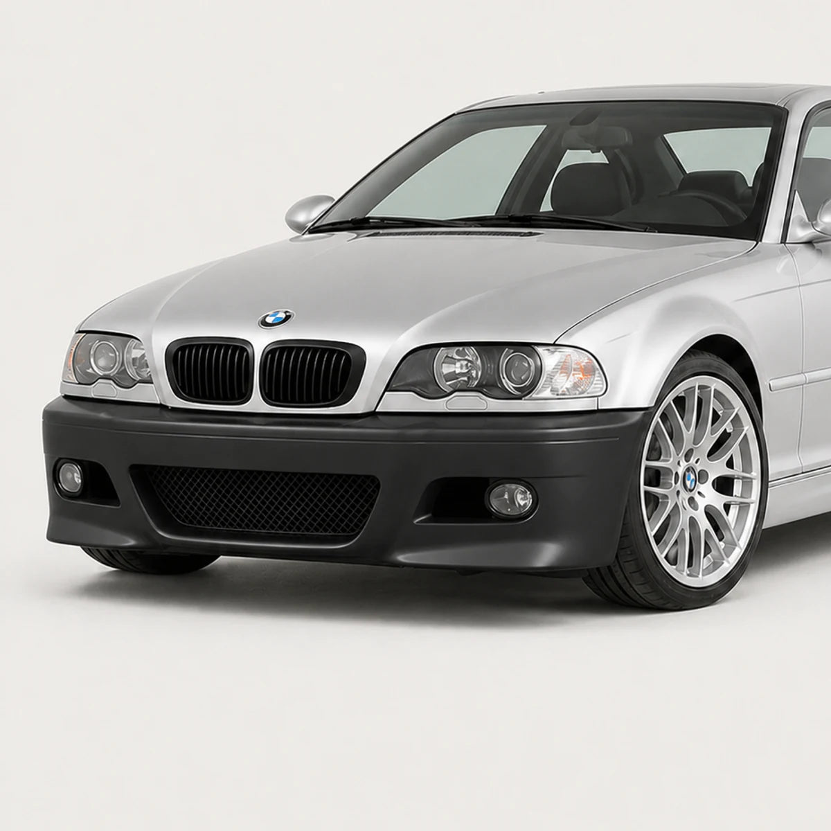 Kit Paragolpe + Parrillas Para Bmw E46 M3 Pre Lci 99-01 Negro. [IRP-CATALOG:KIT-BUMP004-PARR027-2DR-1-C.webp:3948d6213ce72680]