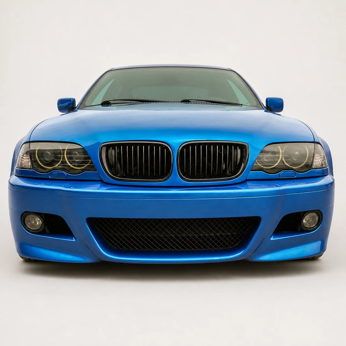 Kit Paragolpe + Parrillas Para Bmw E46 M3 Pre Lci 99-01 Negro. [irp-catalog:kit-bump004-parr027-2dr-gallery-3-c.webp:03f37c428637981b]