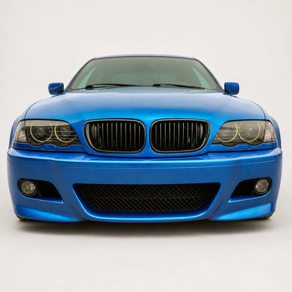 Kit Paragolpe + Parrillas Para Bmw E46 M3 Pre Lci 99-01 Negro. [irp-catalog:kit-bump004-parr027-2dr-gallery-3-c.webp:03f37c428637981b]
