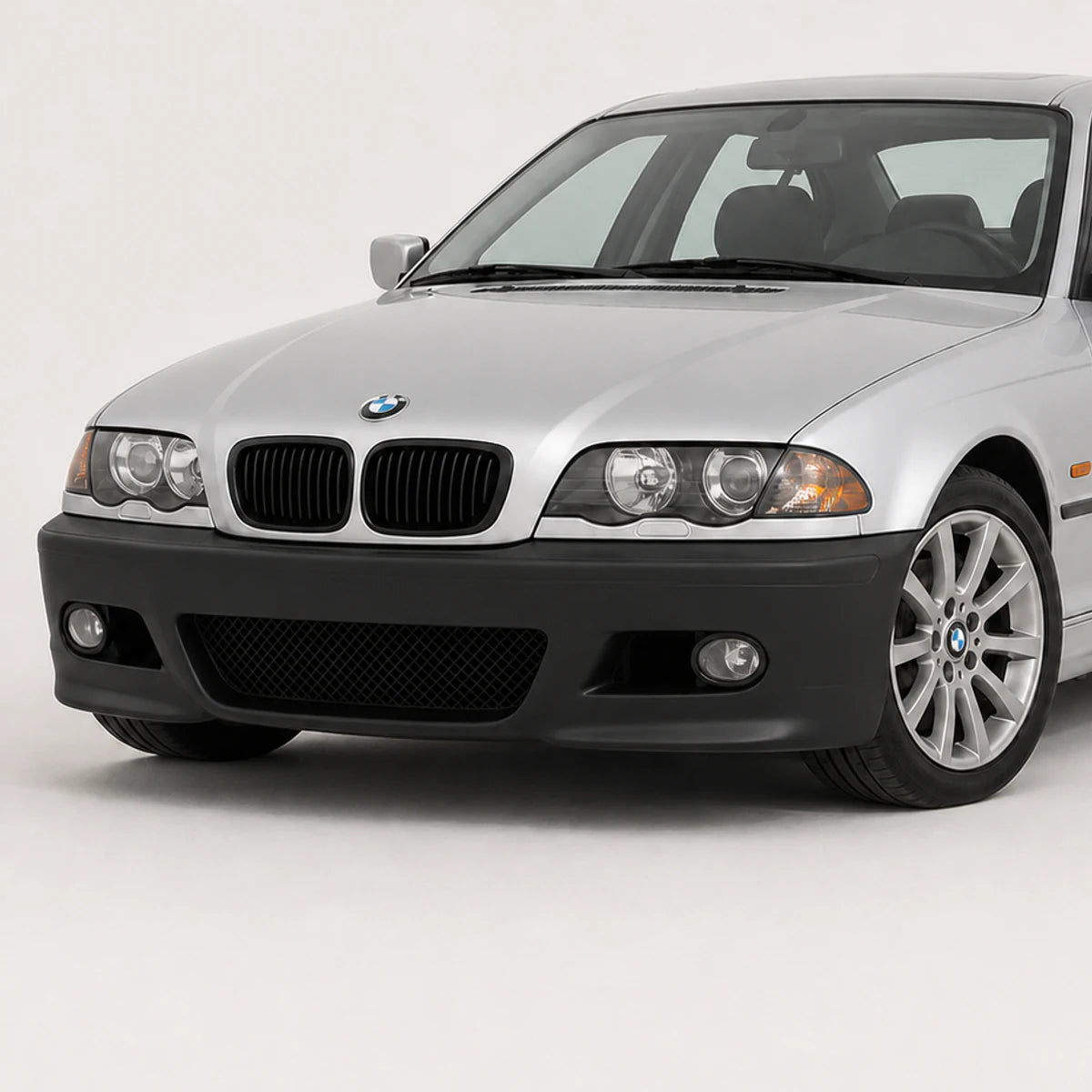 Kit Paragolpe + Parrilla Para Bmw E46 M3 Pre Lci 99-01 Negro. [IRP-CATALOG:KIT-BUMP004-PARR027-4DR-1-C.webp:09444d9a1b257ae2]