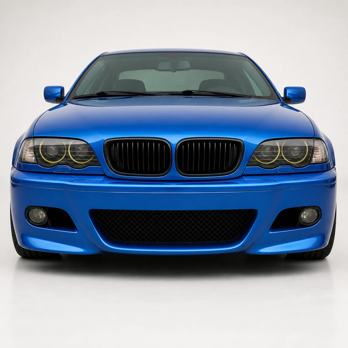 Kit Paragolpe + Parrilla Para Bmw E46 M3 Pre Lci 99-01 Negro. [irp-catalog:kit-bump004-parr027-4dr-gallery-3-c.webp:5571db9463d93f7d]