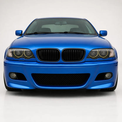 Kit Paragolpe + Parrilla Para Bmw E46 M3 Pre Lci 99-01 Negro. [irp-catalog:kit-bump004-parr027-4dr-gallery-3-c.webp:5571db9463d93f7d]