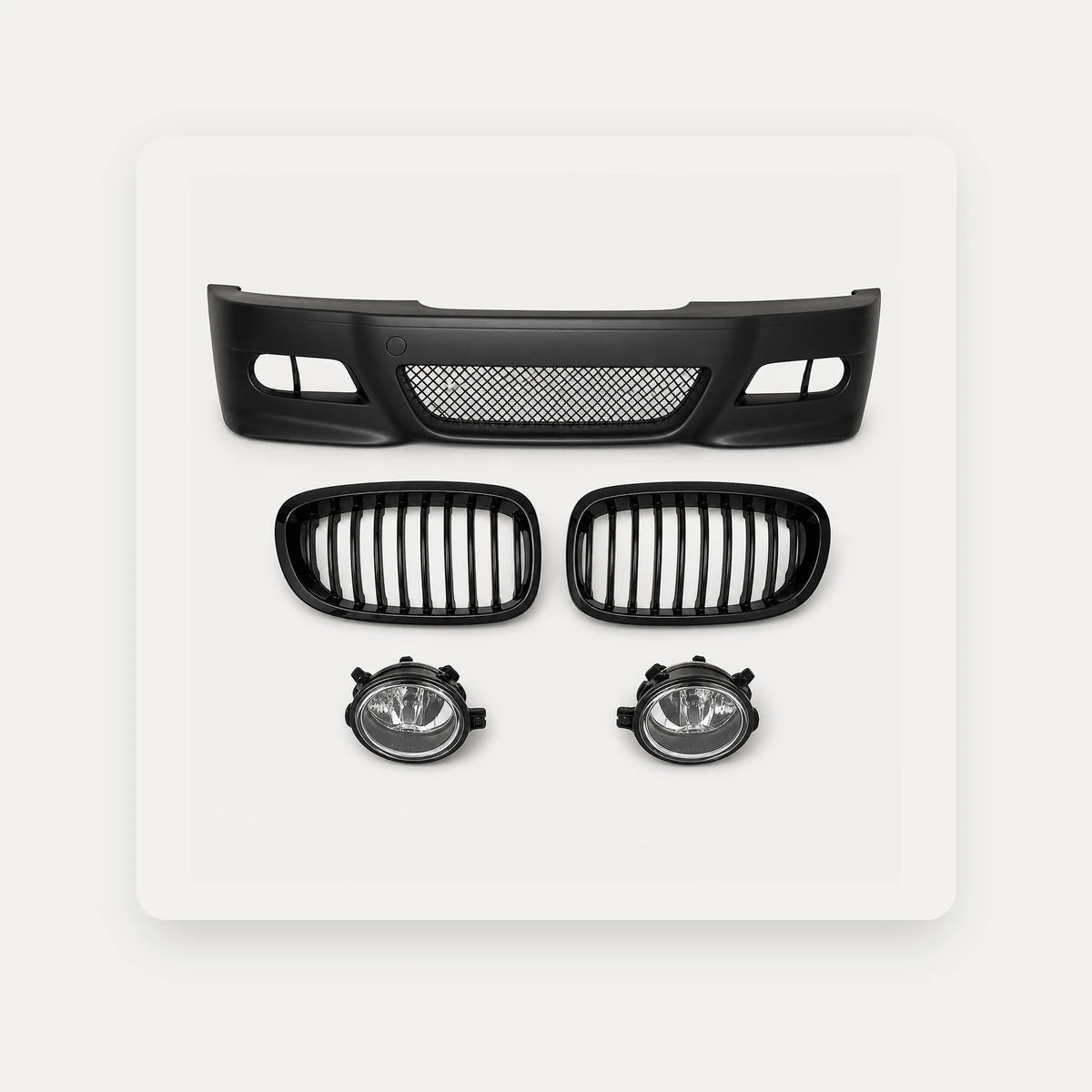 Kit Paragolpe + Parrillas Bmw E46 M3 Lci 02-05 Coupé 2 Puertas. [IRP-CATALOG:KIT-BUMP004-PARR028-2DR-GALLERY-1-C.webp:bf5b269d893fbc03]