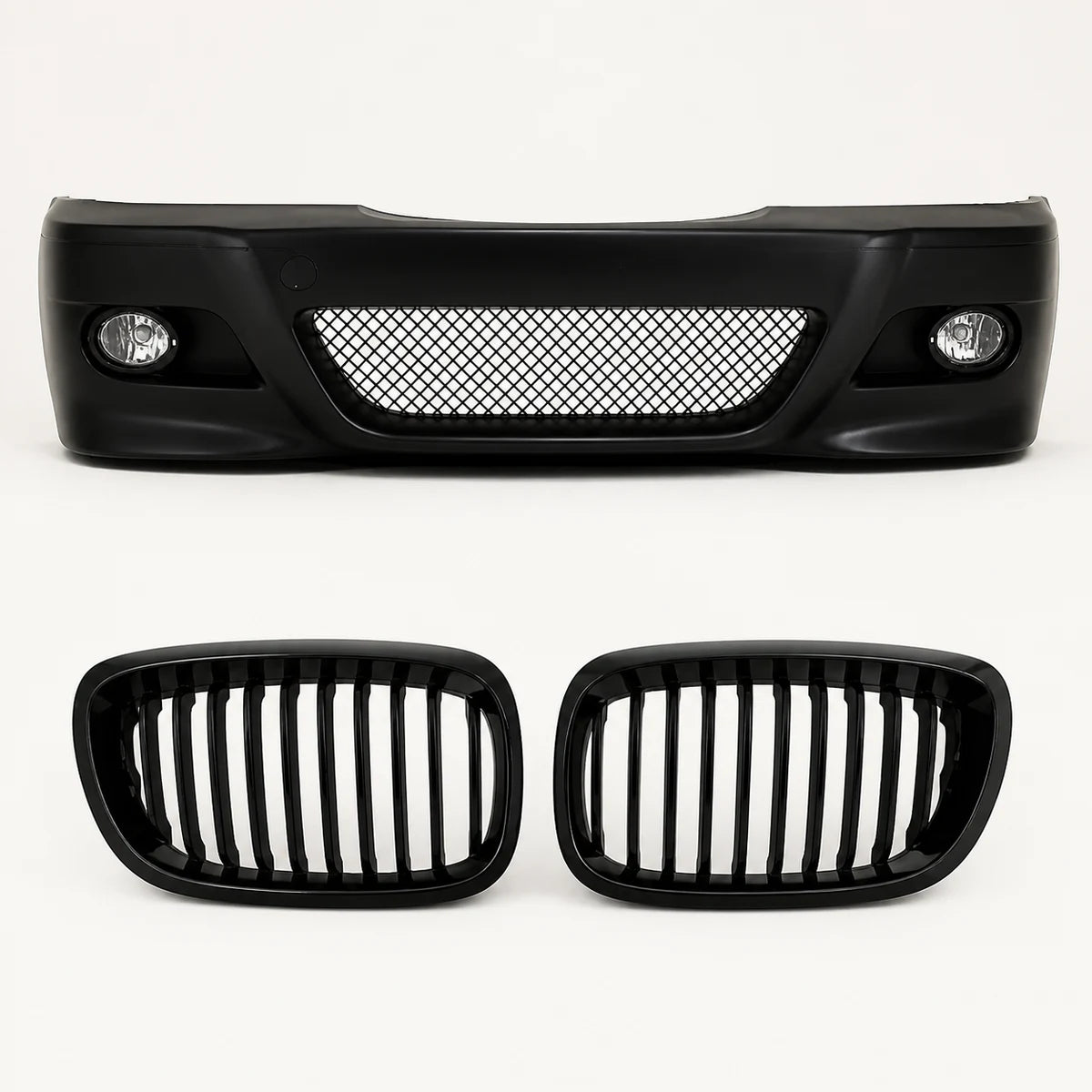 Kit Paragolpe + Parrillas Bmw E46 M3 Lci 02-05 Coupé 2 Puertas. [irp-catalog:kit-bump004-parr028-2dr-gallery-1-c.webp:e343f654778ba421]