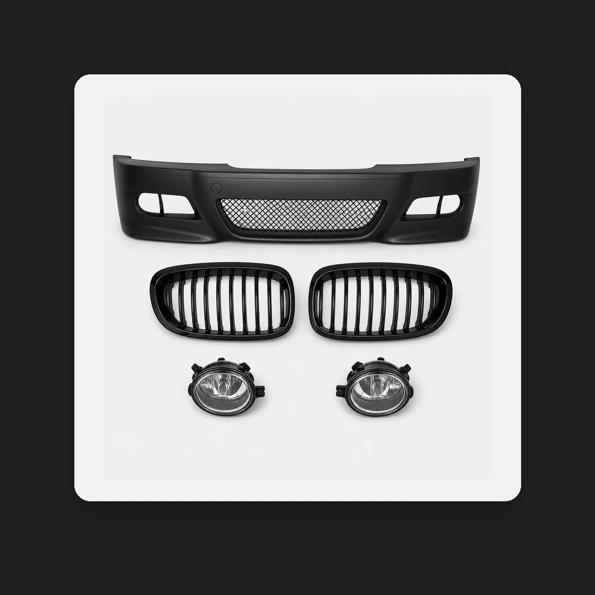 Kit Paragolpe + Parrillas Bmw E46 M3 Lci 02-05 Coupé 2 Puertas. [IRP-CATALOG:KIT-BUMP004-PARR028-2DR-GALLERY-1-O.webp:be3c67ced69a72a2]