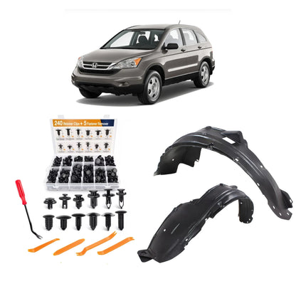 Kit 240 Clips + 2 Guardaplast Delanteros Honda CRV 07-11