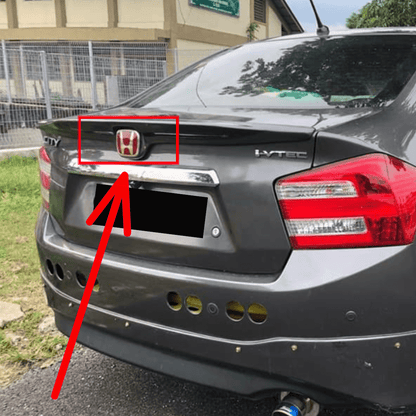 Kit X2 Emblemas Insignias Exterior Rojas Honda City 08-13