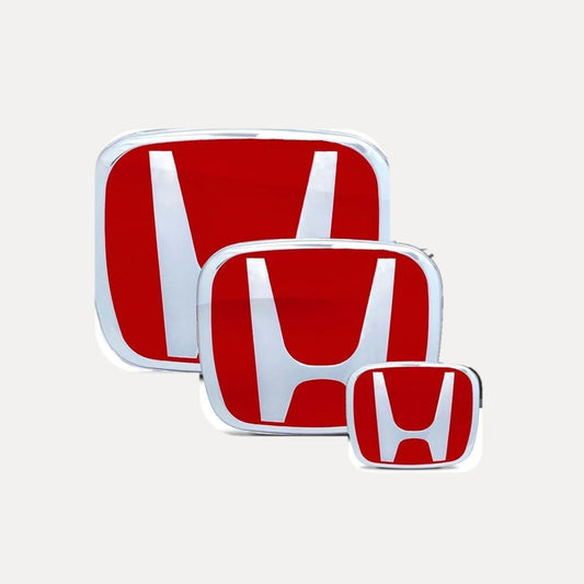 Kit X3 Emblemas Exteriores Volante Rojas Honda Civic 17-18. [IRP-CATALOG:KIT-X3-CIVIC-17-19-ROJ-1-C.webp:c06d3808dec0329a]