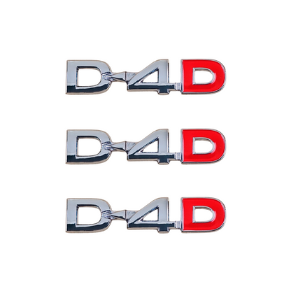 Kit X3 Emblemas Toyota Hilux 2005-2015 D-4d 75428-0k021