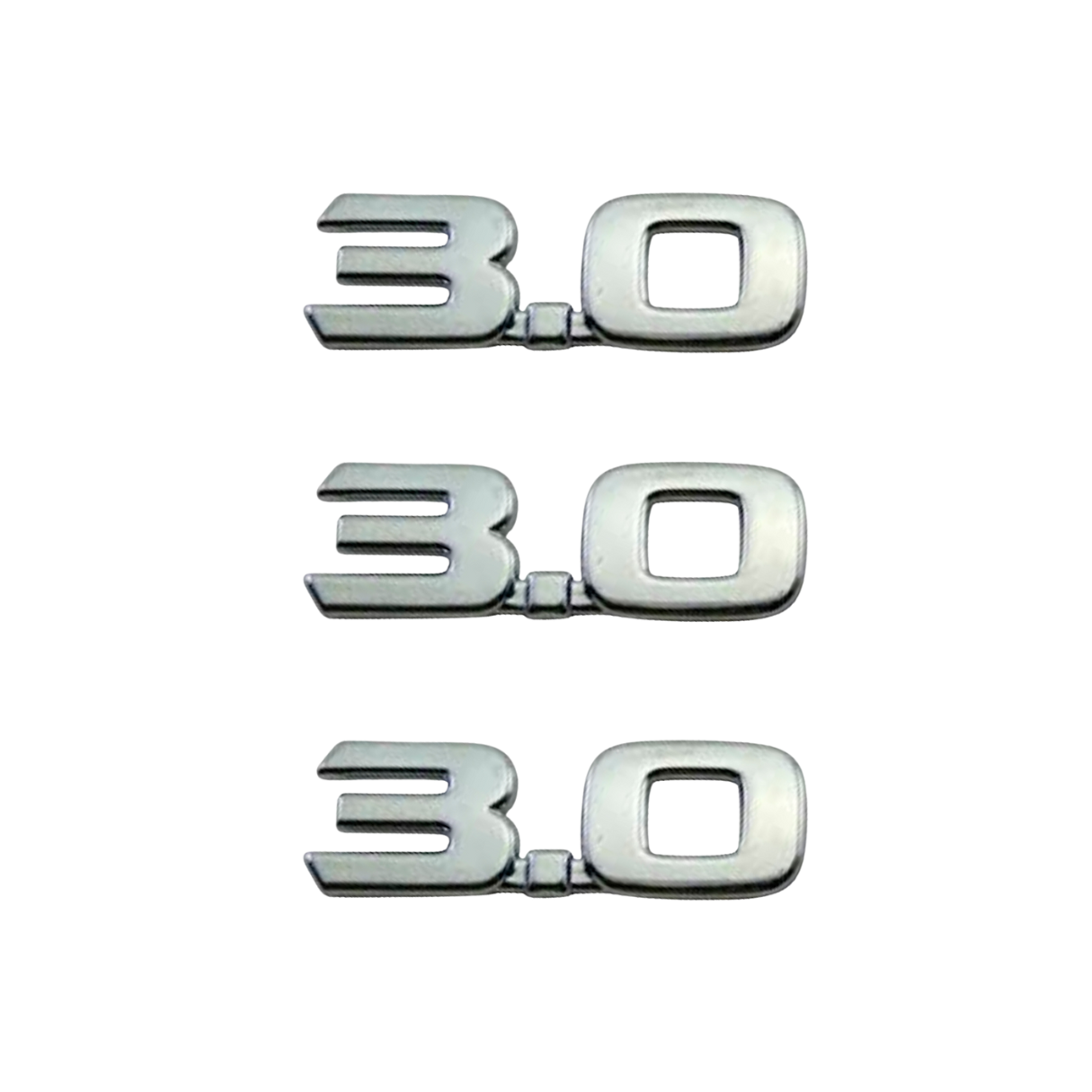 Kit X3 Emblemas 3.0 Toyota Hilux Autoadhesivo 2005-2015