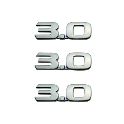 Kit X3 Emblemas 3.0 Toyota Hilux Autoadhesivo 2005-2015