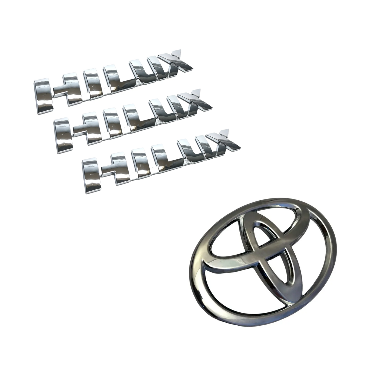 Emblemas Toyota Hilux Laterales Trasero Parrilla 17-19
