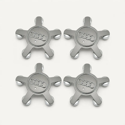 Kit  X4 Centros de Llanta Estrella AUDI A4 S4 S5 A5 Q5 TT 55mm 4F0601165N. [IRP-CATALOG:KIT-X4-WHUB003-1-C.webp:caddb43b6c3783ba]