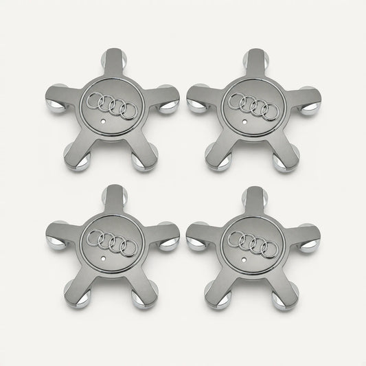 Kit  X4 Centros de Llanta Estrella AUDI A4 S4 S5 A5 Q5 TT 55mm 4F0601165N. [IRP-CATALOG:KIT-X4-WHUB003-1-C.webp:caddb43b6c3783ba]