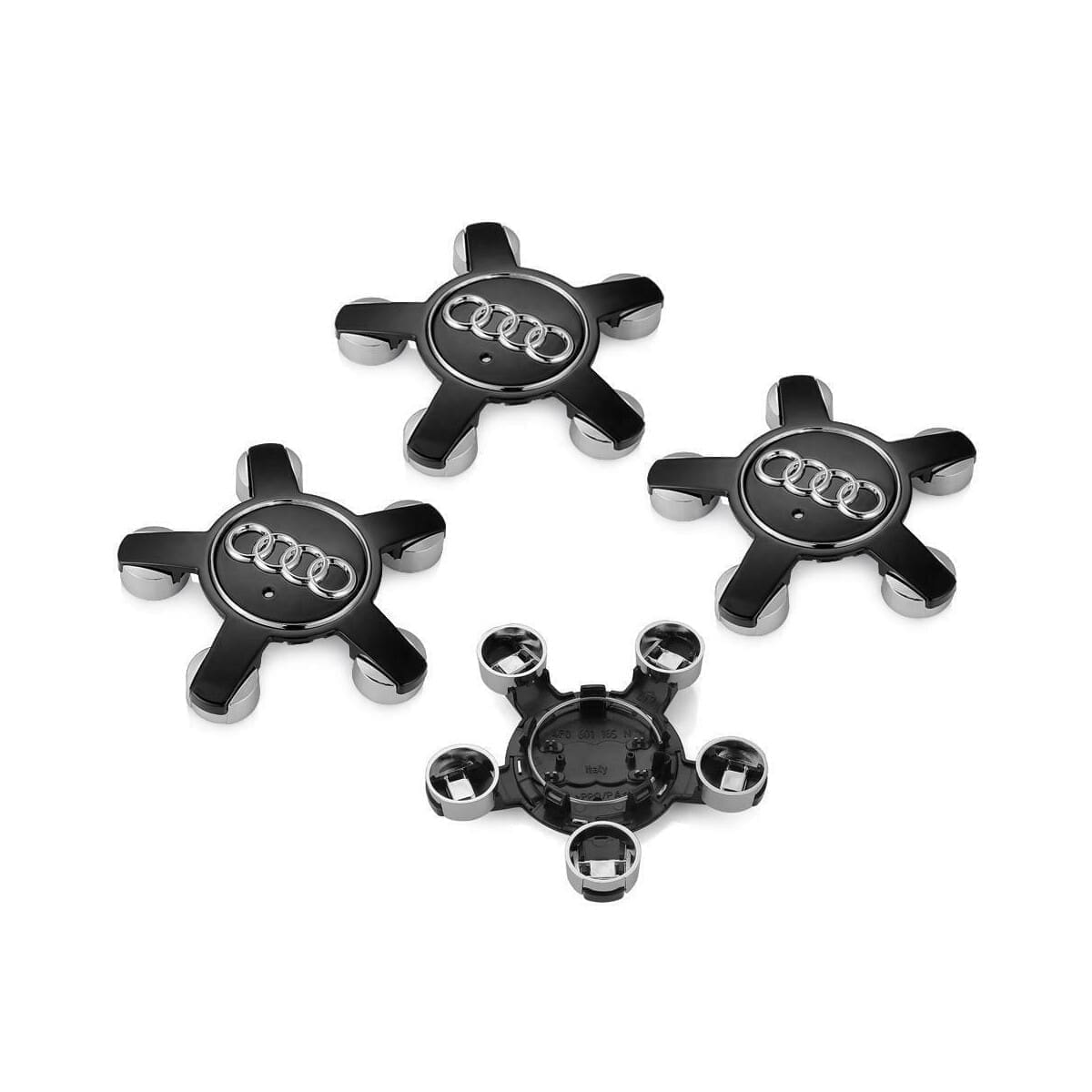 Kit  X4 Centros de Llanta Estrella AUDI A4 S4 S5 A5 Q5 TT 55mm 4F0601165N