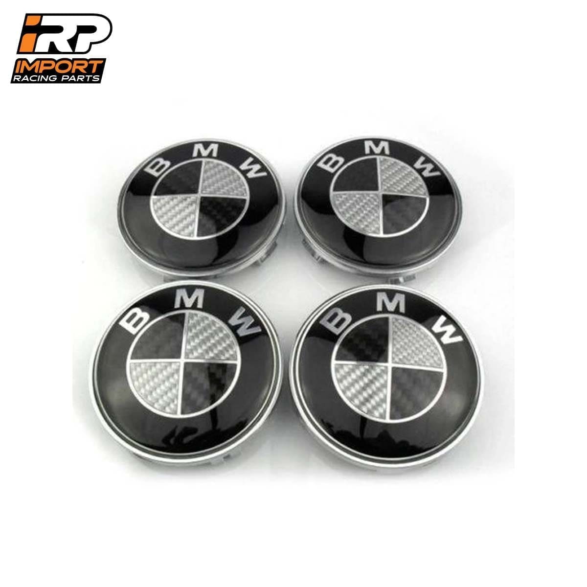 Kit X4 Centros de Llanta para BMW 68mm 36136783536 Fibra de Carbono