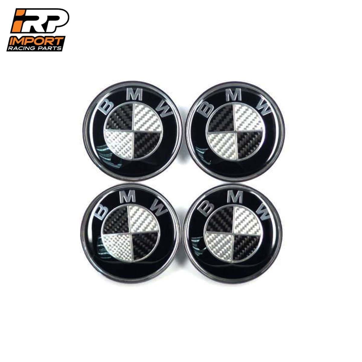 Kit X4 Centros de Llanta para BMW 68mm 36136783536 Fibra de Carbono
