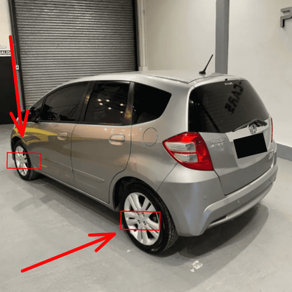 Kit X4 Centros de Llanta para Honda Fit de 56mm