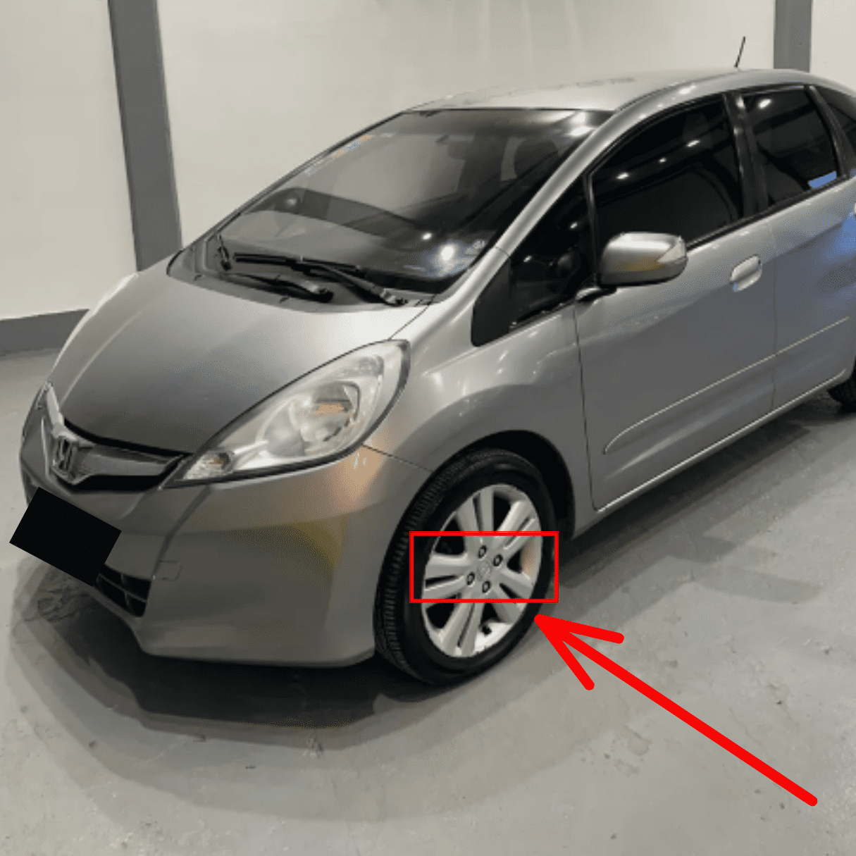 Kit X4 Centros de Llanta para Honda Fit de 56mm