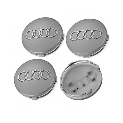 Kit X4 Centros De Llanta Audi 60mm 4b0 601 170 A