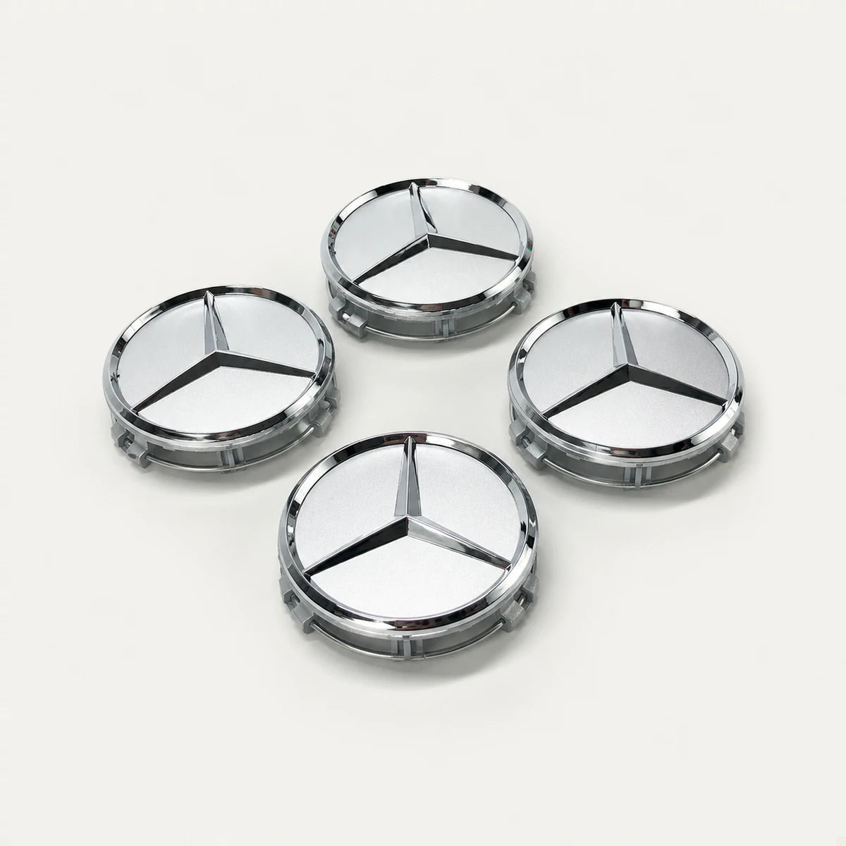 Kit X4 Centros de Llanta para Mercedes Benz Estrella 75mm. [IRP-CATALOG:KIT-X4-WHUB012-1-C.webp:c85c304733f7e044]