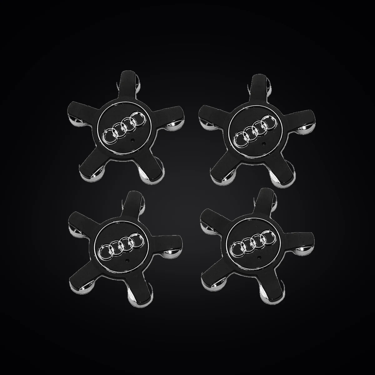 Kit X4 Centros de Llanta para Audi Q5 Q3 8R0601165 Negro. [IRP-CATALOG:KIT-X4-WHUB018-1-O.webp:17ea6ebc16b46935]
