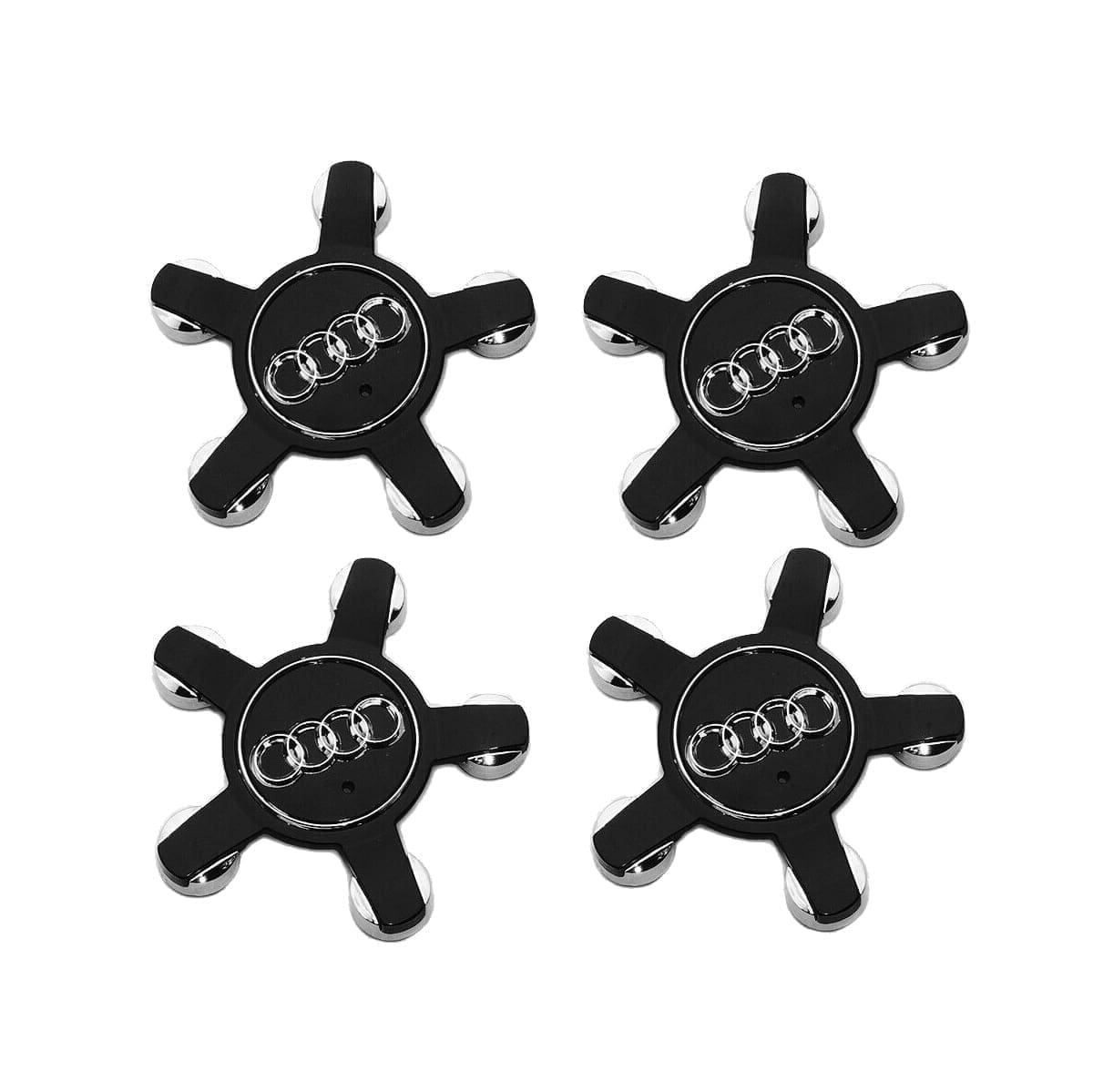 Centro de Llanta para Audi 8R0601165 Negro