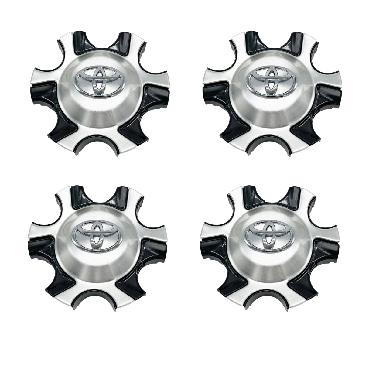 Kit X4 Centros de llanta para Toyota Hilux SRX SW4 2016-2020