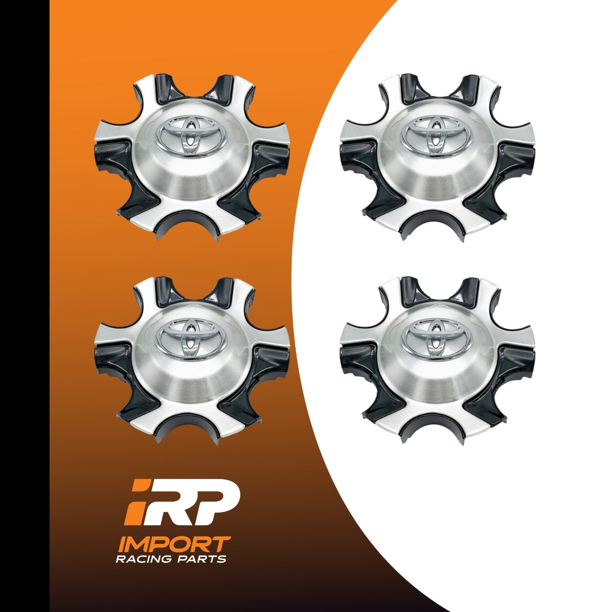 Kit X4 Centros de llanta para Toyota Hilux SRX SW4 2016-2020