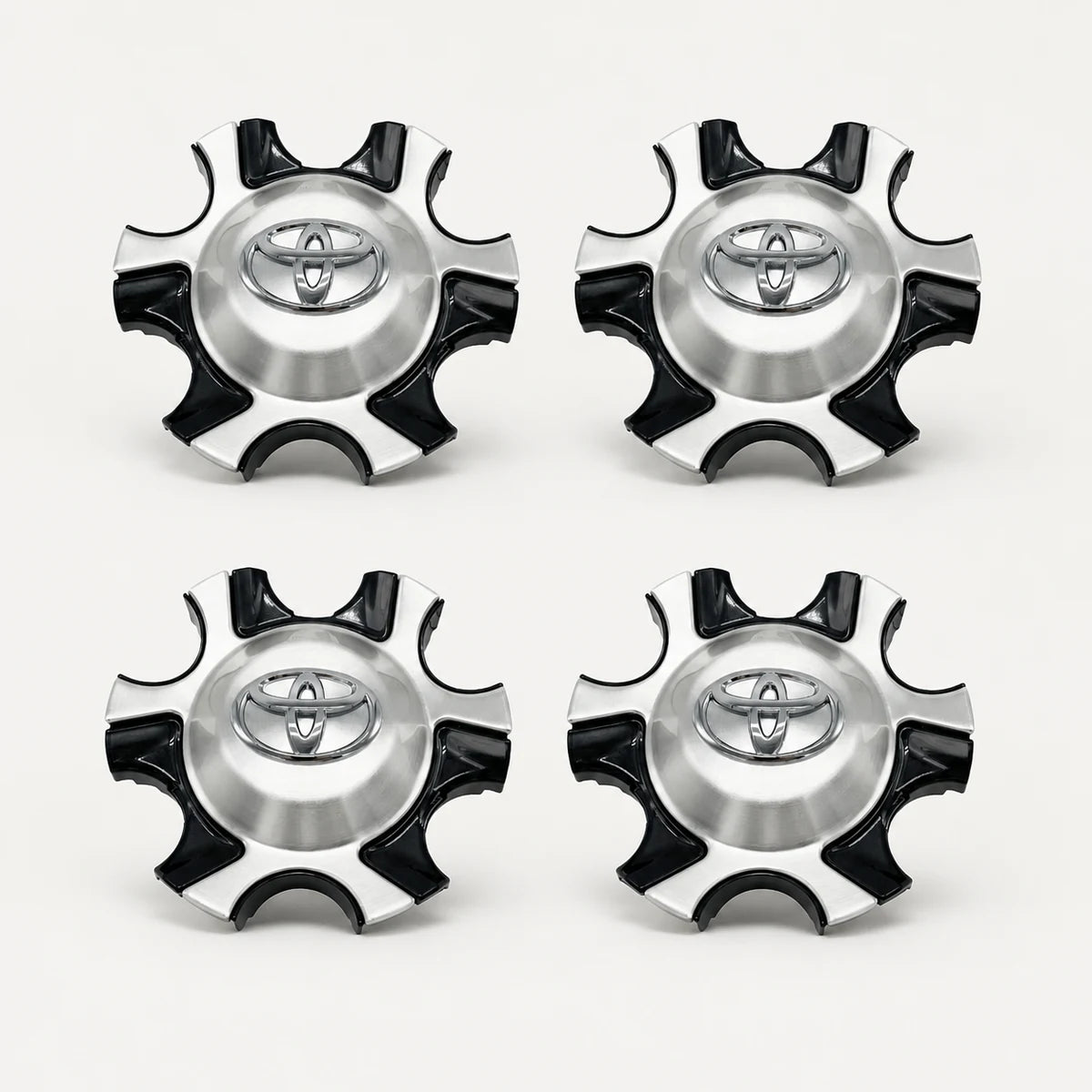 Kit X4 Centros de llanta para Toyota Hilux SRX SW4 2016-2020. [irp-catalog:kit-x4-whub025-gallery-1-c.webp:9c12aa843175df1a]