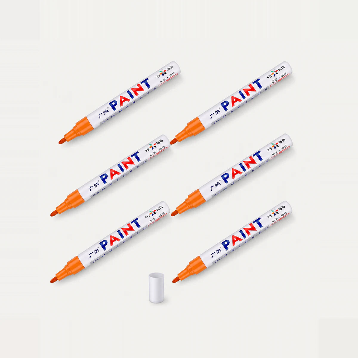Marcadores Fibrones Pintura Sintetica X6 Indeleble oleo. [IRP-CATALOG:KIT-X6-FIBR001-NAR-1-C.webp:6536cef5330bf2a1]