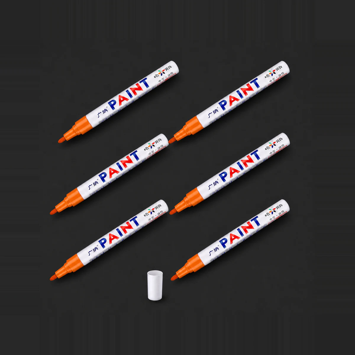 Marcadores Fibrones Pintura Sintetica X6 Indeleble oleo. [IRP-CATALOG:KIT-X6-FIBR001-NAR-1-O.webp:24abbbaf822b6944]