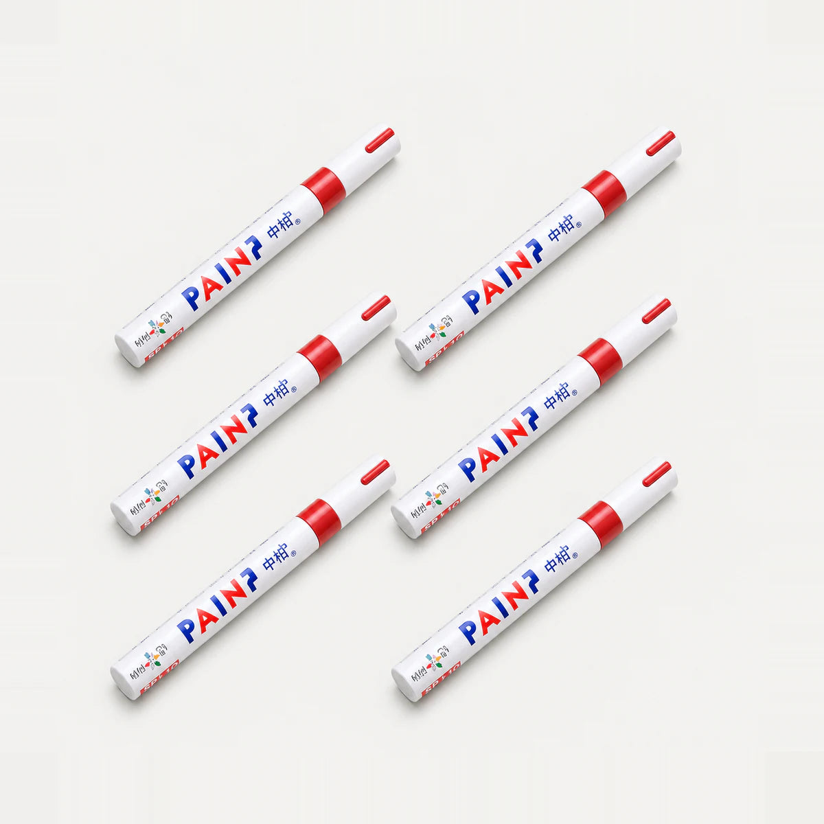 Marcadores Fibrones Pintura Sintetica X6 Indeleble oleo. [IRP-CATALOG:KIT-X6-FIBR001-ROJ-1-C.webp:c938a2dbbf54a986]