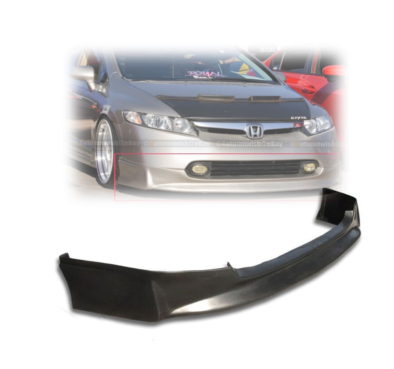 Lip Trasero Type R - Honda Civic 96-00 Hatchback
