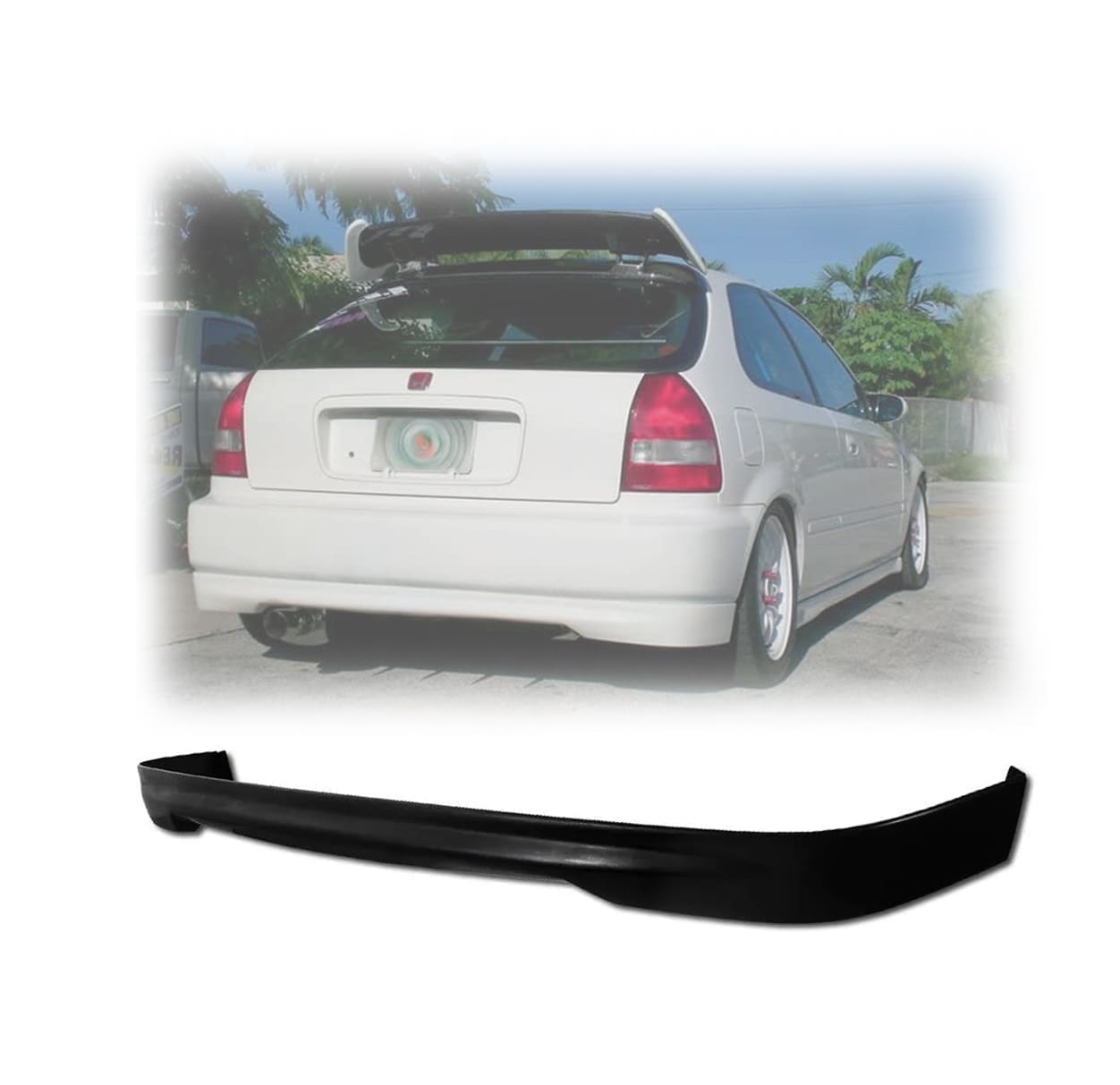 Lip Trasero Type R - Honda Civic 96-00 Hatchback
