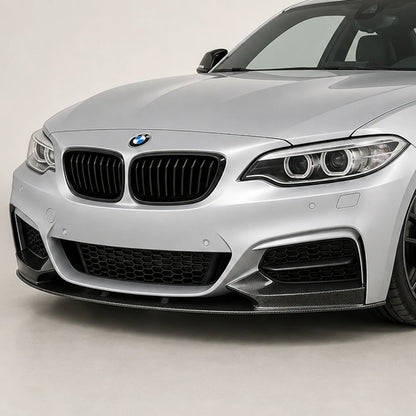 Lip delantero BMW Serie 2 F22 F23 Estilo MP en Fibra Carbono. [IRP-CATALOG:LIP051-1-C.webp:79eb78e567d7af04]