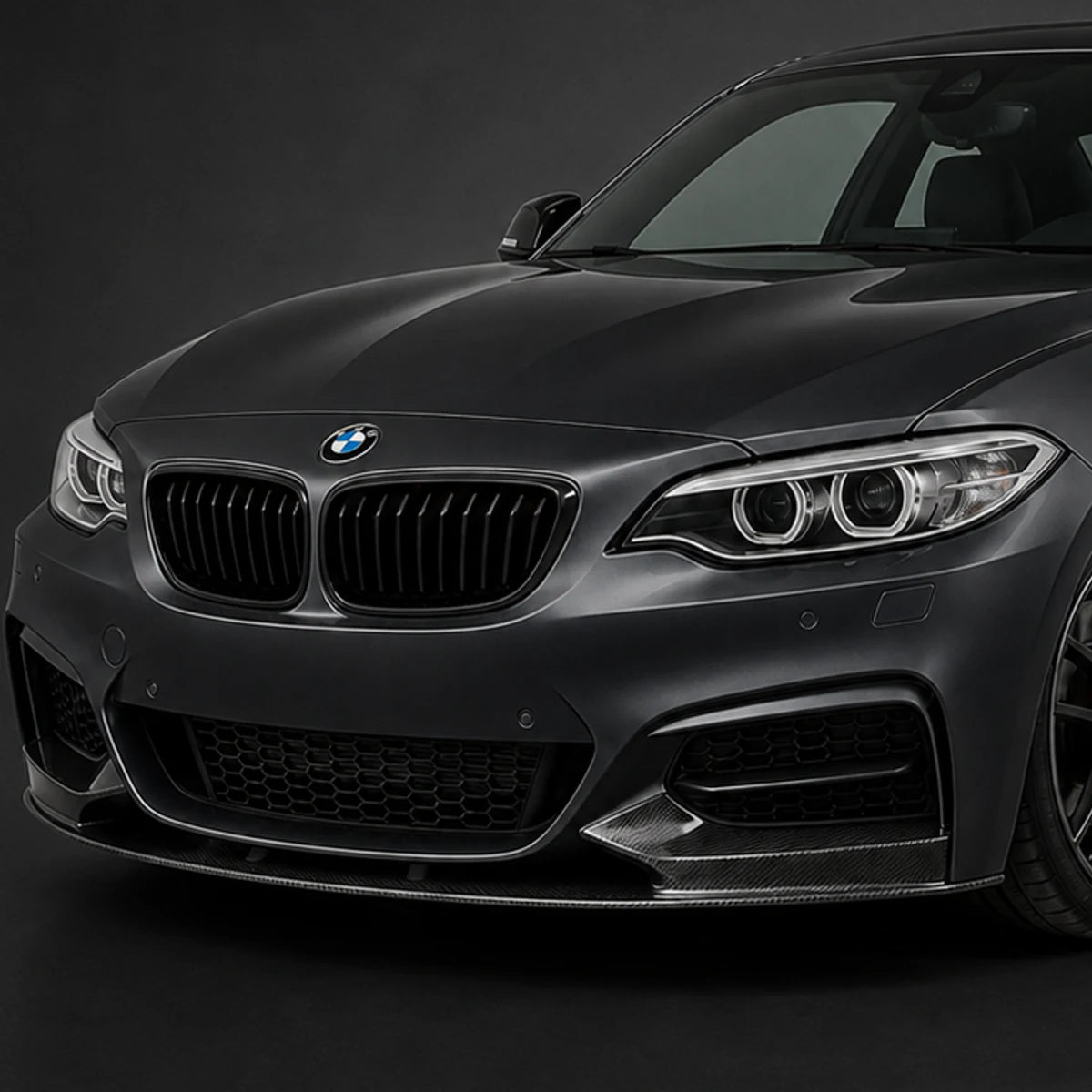 Lip delantero BMW Serie 2 F22 F23 Estilo MP en Fibra Carbono. [IRP-CATALOG:LIP051-1-O.webp:d15640c103903596]