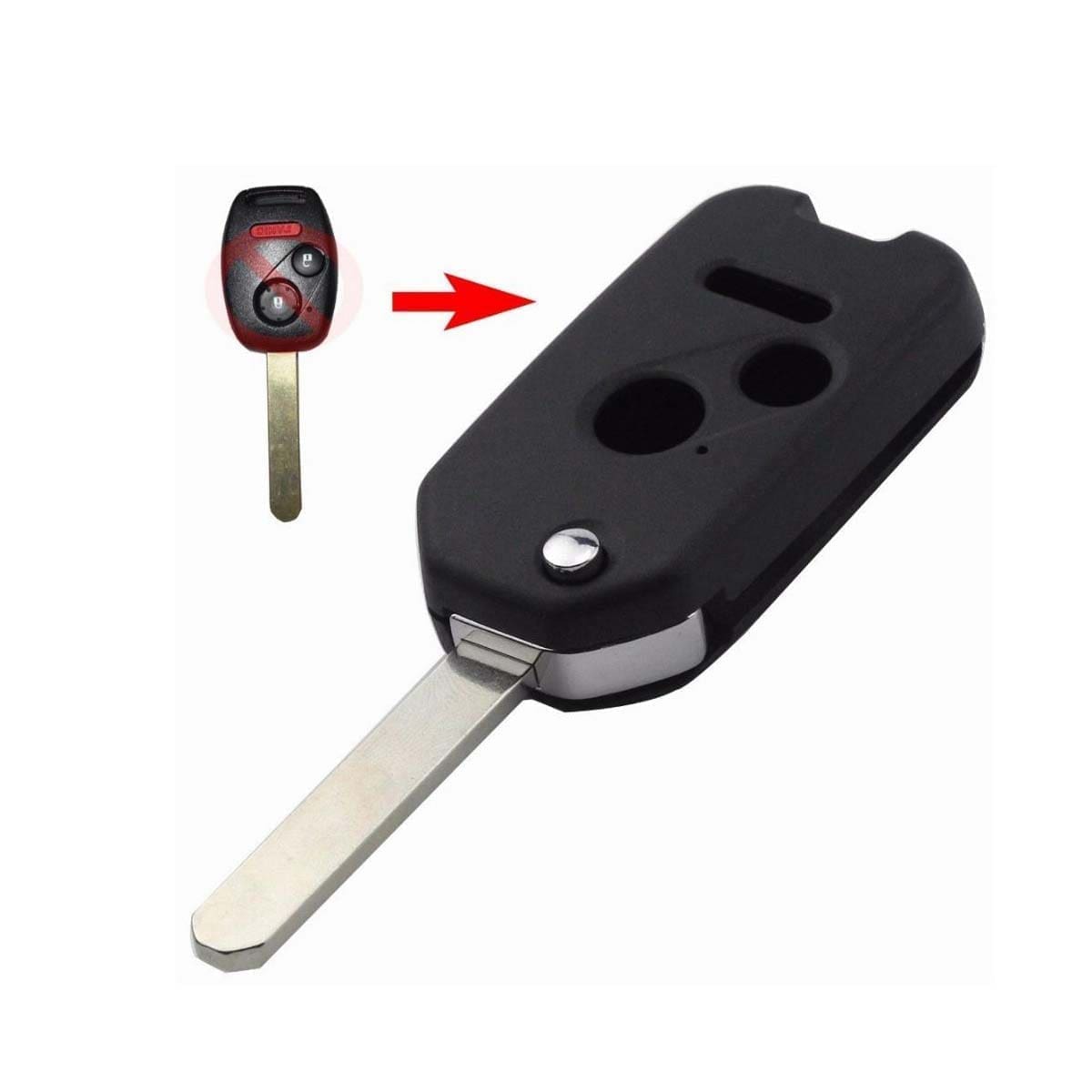 Llave Navaja para Honda Civic/CRV/Fit/HRV/City/Accord Conversión Fácil