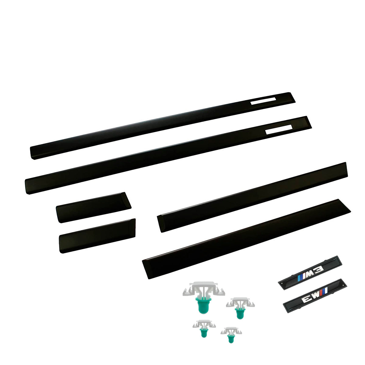 Kit Baguetas Laterales Bmw M3 Serie 3 E36 Sedan