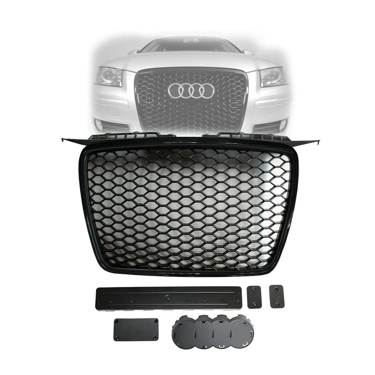 Parrilla Delantera Audi A3 05-08 RS3 Abeja Brillante