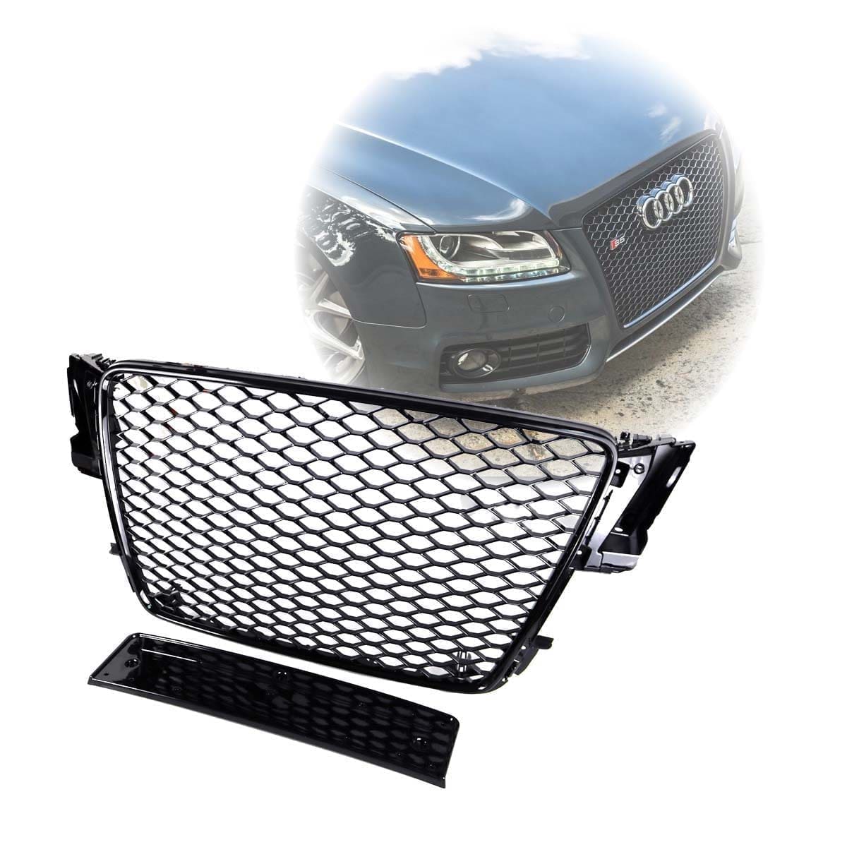 Parrilla Delantera Audi A5 RS5 08-12 Abeja Brillante