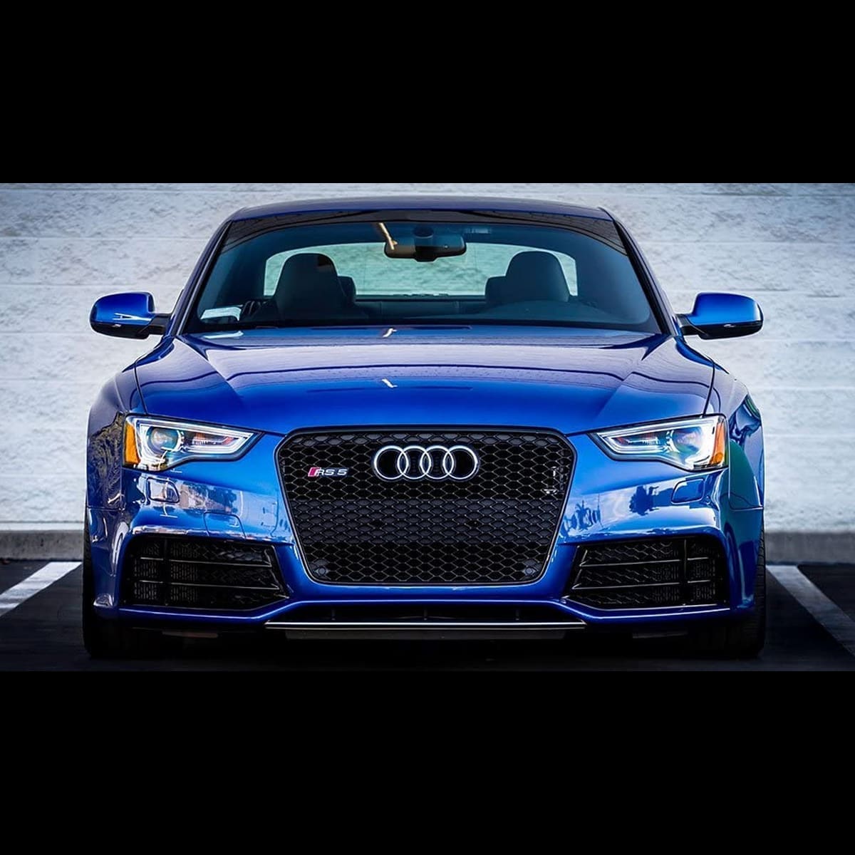 Parrilla Delantera Audi A5/S5 12-16 RS5 Negra Brillante