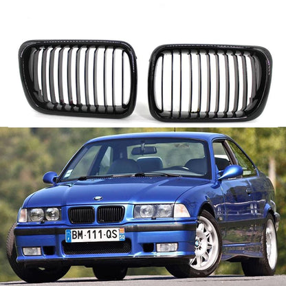 Parrilla para BMW E36 Serie 3 1992-1996 Negra Brillante