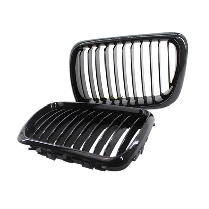 Parrilla para BMW E36 Serie 3 1992-1996 Negra Brillante