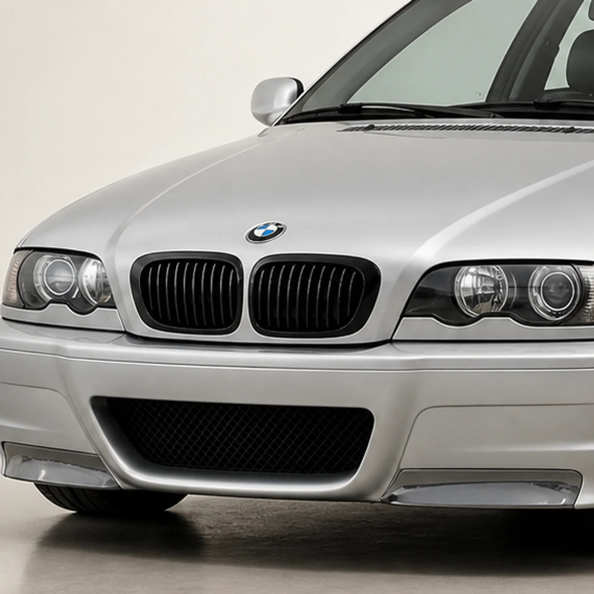 Parrilla BMW E46 99-01 Pre LCI Delantera Riñón M3 Negra Brillante. [IRP-CATALOG:PARR027-2DR-1-C.webp:8c412e4069482698]